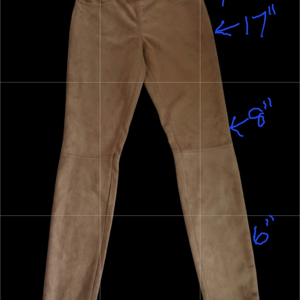 Max Studio Tan Suede Trousers